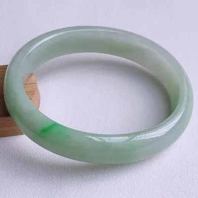 

Natural Myanmar Jade 54mm-62mm bracelet exquisite princess bracelet to send girlfriend to send mother Hetian jade