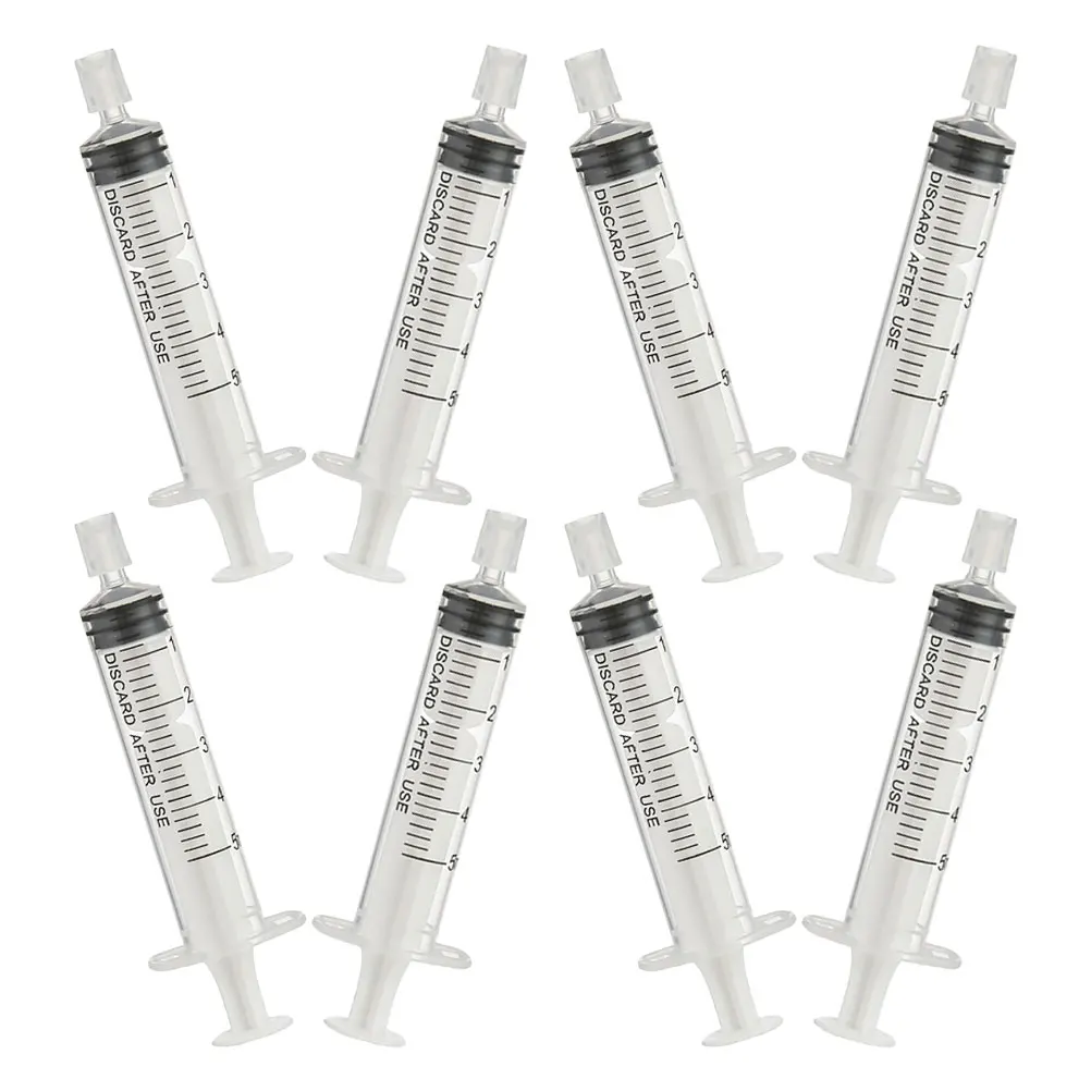 

8pcs Syringe Travel Bottles Liquid Measuring Tool Perfume Refill Pump Transfer Precision Measurement Essential Oils 5ml Plastic