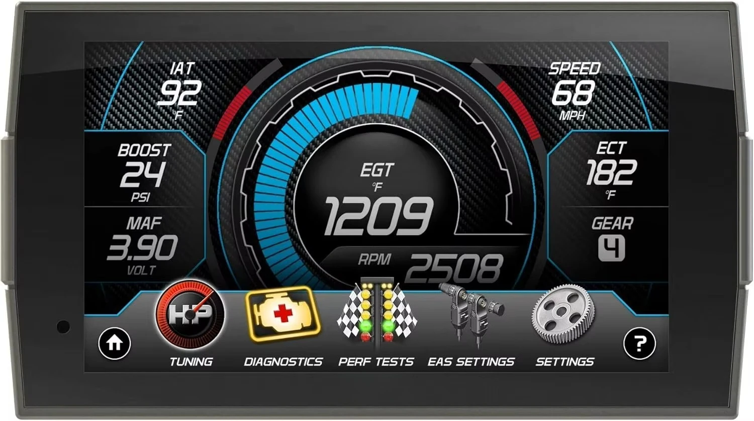 Medidor digital Edge Insight CTS3, compatível com veículos OBD-II de 1996 e superior. 84130-3