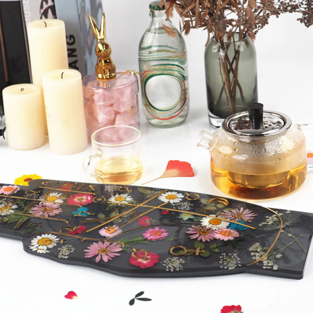 

Coaster Mold Palm Reading Design Silicone Casting Tool DIY Crafts Resin Tray Making Storage Mat Home Decor Jewelry Accessories