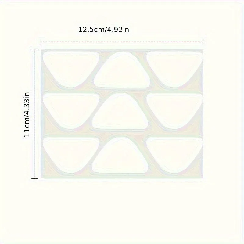 36/90PCS Forehead nasolabial fold patch PE material forehead and smile patterns transparent invisible nasolabial fold patch