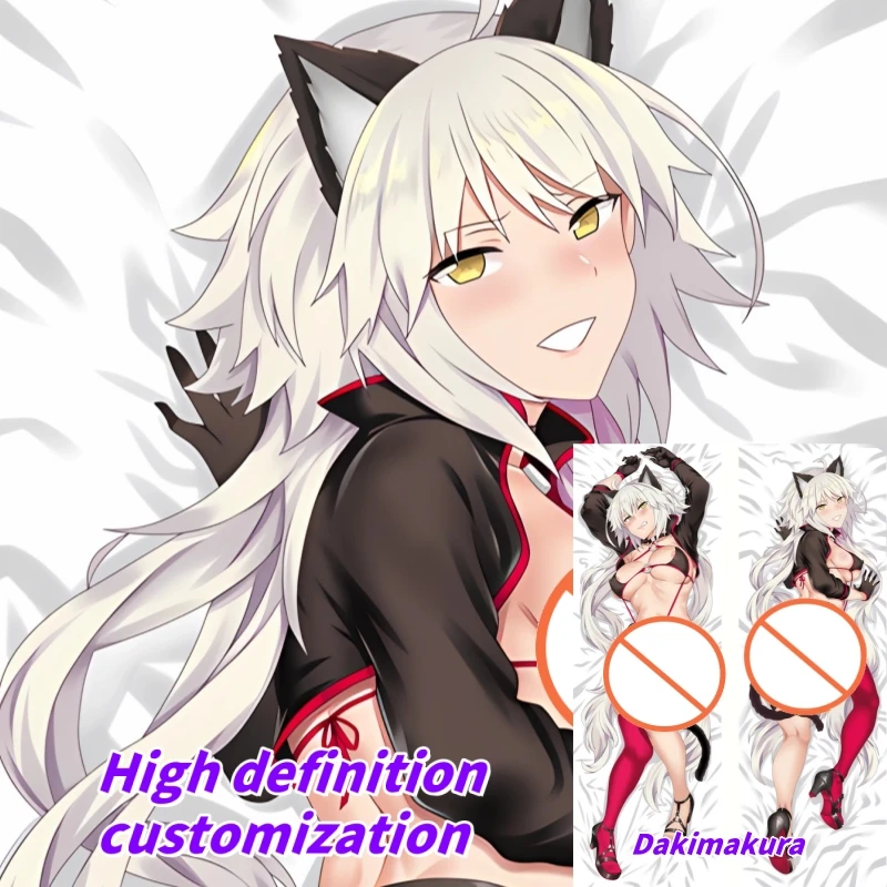 

Dakimakura Anime Pillow Case Hololive Shirakami Fubuki Double-sided Print Of Life-size Body Pillowcase Gifts