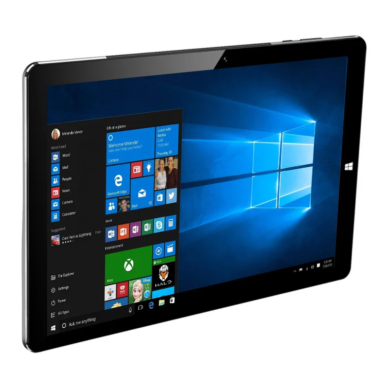 OBook20 Tablet PC Windows 10 de 10.1 polegadas, 4GB RAM, 64GB ROM, 1920x1200 IPS, Intel Trail X5 Z8300 Quad Core de 64 bits, 5000mAh