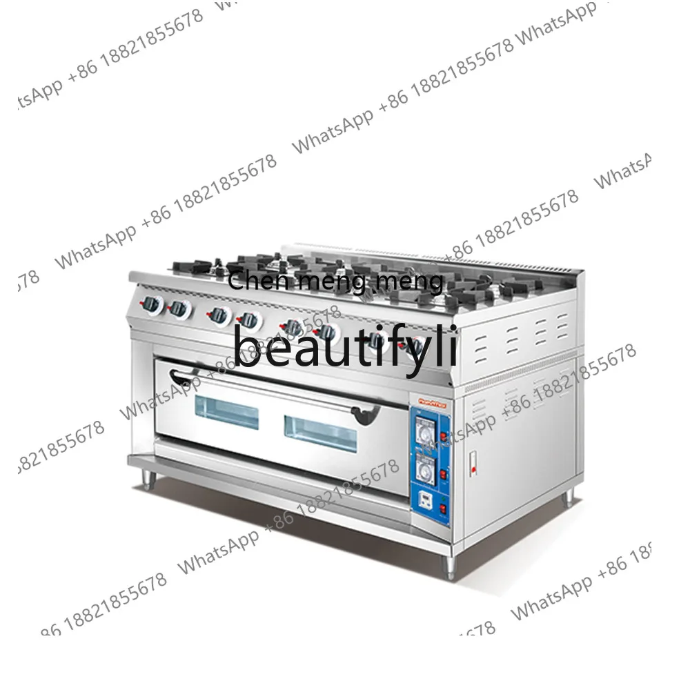 

Z189 Independent temperature control gas casserole stove Commercial vertical eight-head oven with oven oven