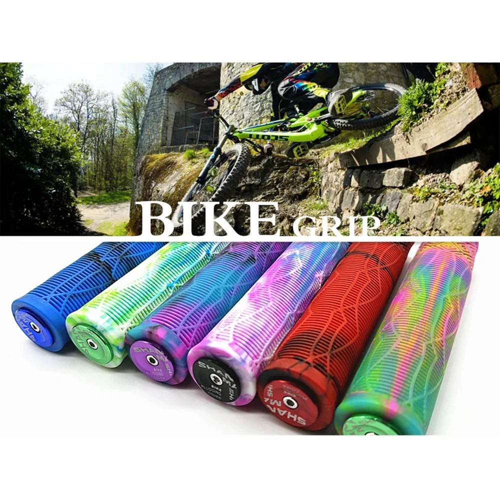 Ultralight Extension Bicycle Grips Rubber Color Shock-absorbing Non-slip Soft 160MM Handlebar Cover Cycling Mountain Bike Grips