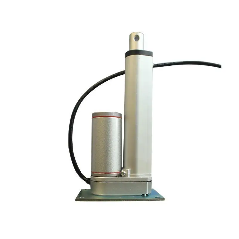 

1000n Industrial electric push rod telescopic rod 12v 24V DC motor Small electric cylinder High thrust lifter Flat seat