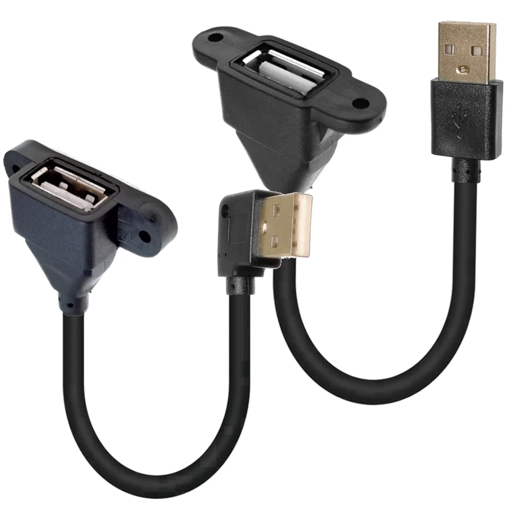 USB 2.0 Extension Cable Data Male to Female Cable Extender 0.1M 0.25M 0.5M 1M for Phone Charging Computer USB 2.0 Extension