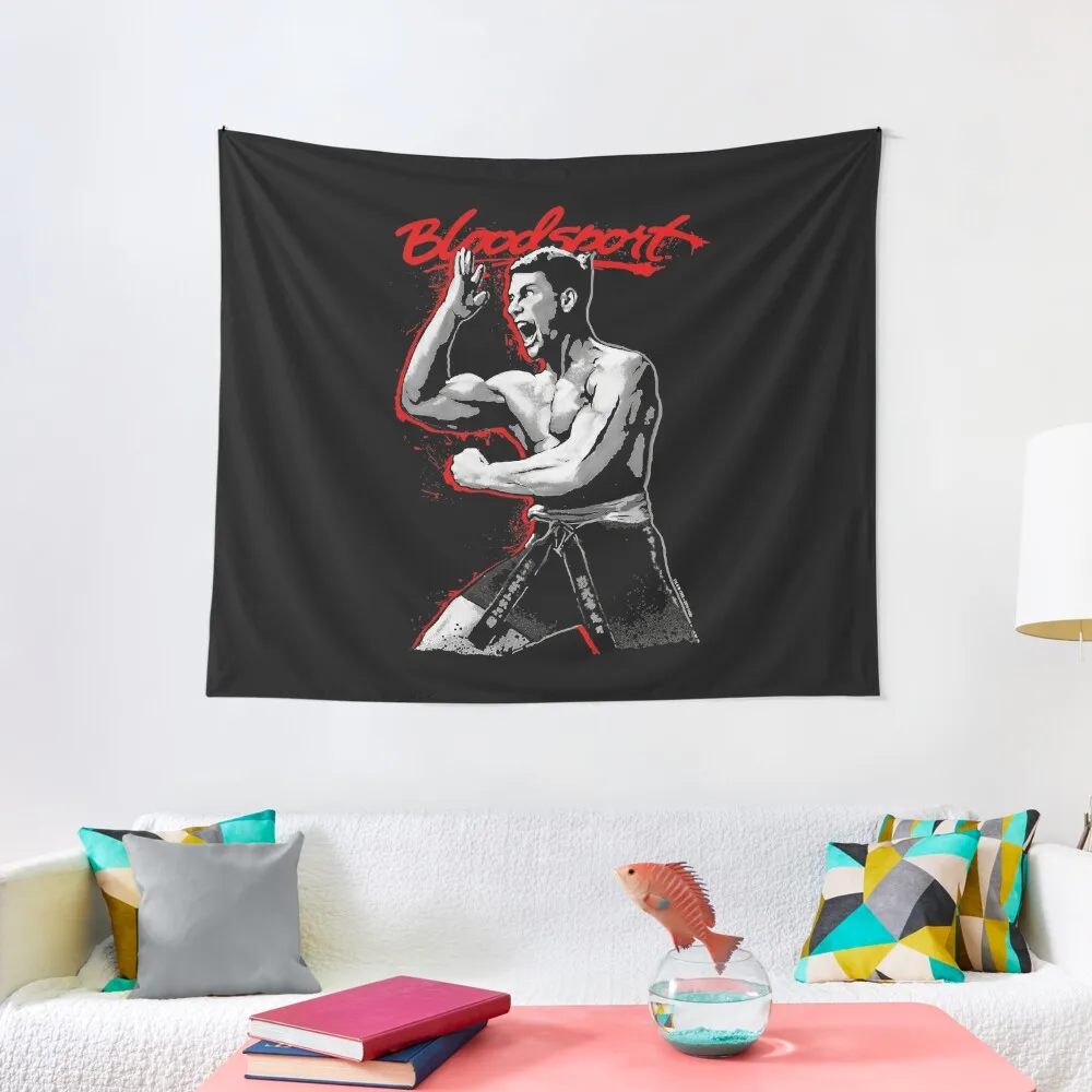 

Gifts Idea Bloodsport Action Halloween Tapestry Wall Hanging Decor Room Decorations Aesthetic Wallpaper Bedroom Tapestry