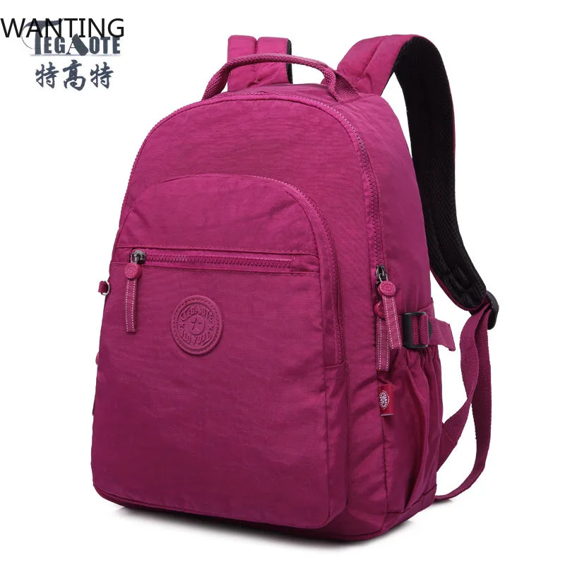 TEGAOT модный рюкзак для девочек и мальчиков, школьные сумки для подростков, большой вместительный дорожный рюкзак для ноутбука, водонепроницаемые нейлоновые школьные ранцы для детей