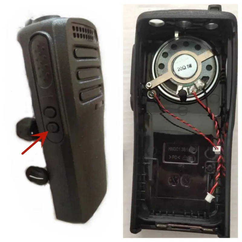 

New Version Front Cover Housing Case Kit With Speaker for Motorola Radio DEP450 CP200d DP1400 XIR P3688