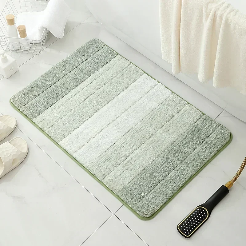 

Thickening Bathroom Rug Mat Shaggy Soft Absorbent Bath Rug Non Slip Thick Plush Machine Washable Bath Mat For Bathroom Shower