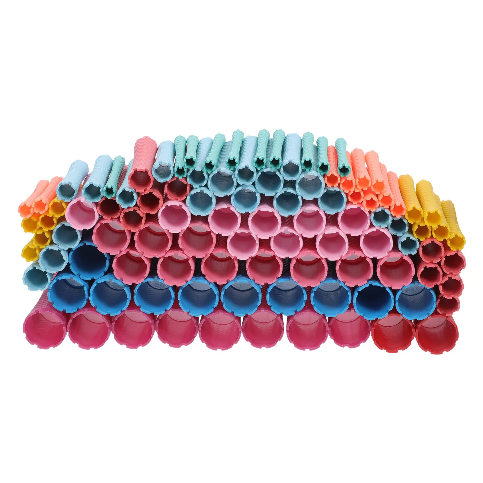 

100Pcs Wavy Hair Roller Kit Strong ABS Material Perm Rods for Long-Lasting Curls Salon Hairdressing Tools Curly Hair Styling