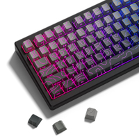 98 Key Polar Day Topographic 4.0 Side PBT Keycaps Double Shot Shine Through Backlit key caps For MX Gamer Mechanical Keyboard