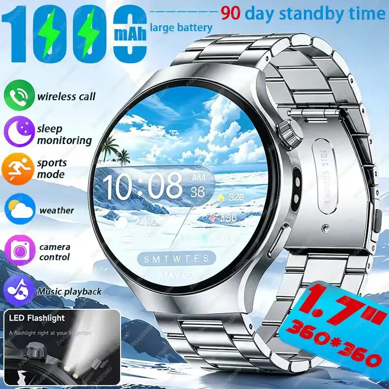 2026 New Top Outdoor Smart Watch, 1.7-inch HDScreen,Outdoor 