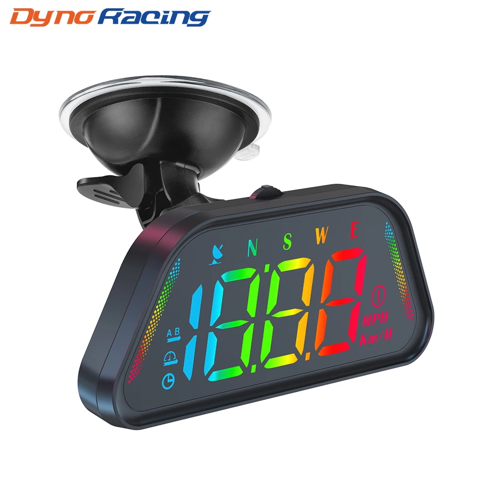 G23 GPS Colorful Heads Up Display HUD USB Connection Multi-functional gauge with Speed,Clock,Compass,Distance,Overspeed Alarm