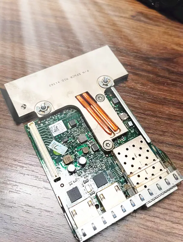 165T0 FOR DELL BROADCOM 57800S QUAD PORT 2 x RJ-45 2 x SFP+ NETWORK DAUGHTER CARD