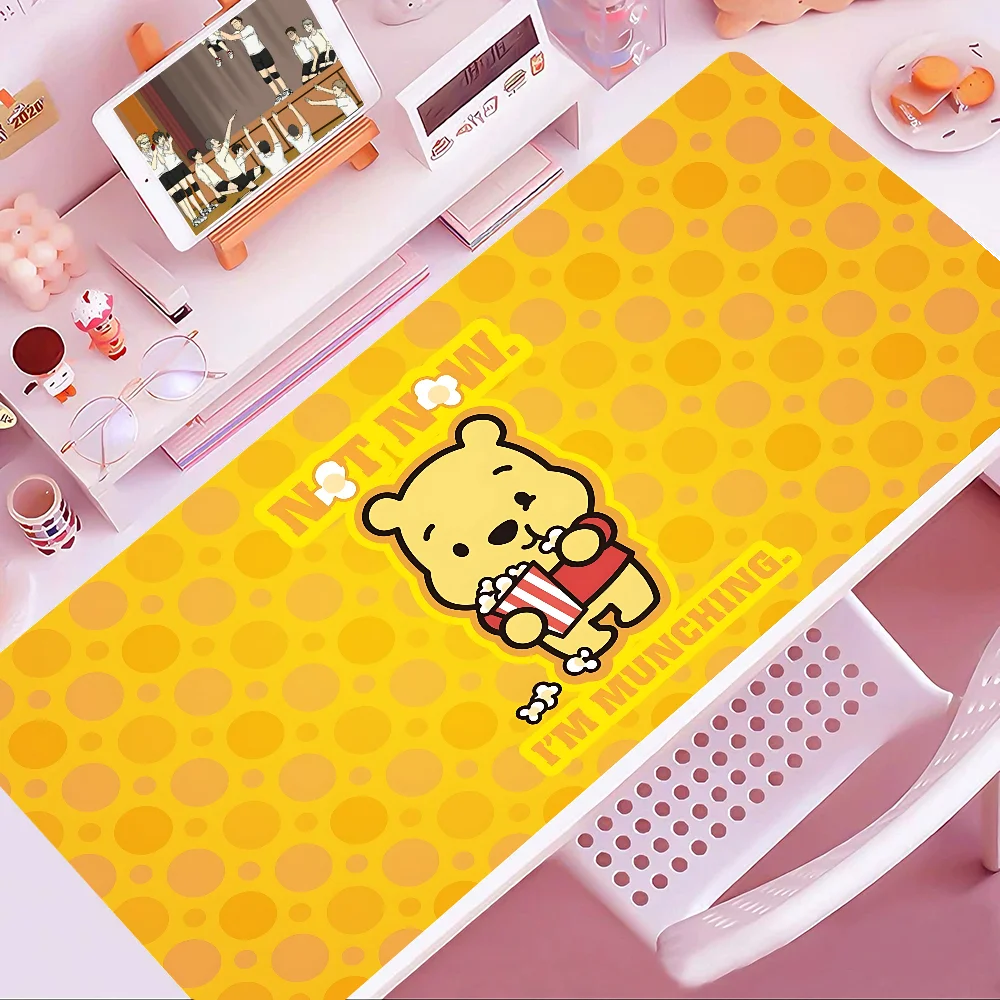 Cartoon W-Winnie The Pooh Mousepad New Arrivals Large Gaming Mousepad L XL XXL Gamer Mouse Pad Size For Keyboards Mat