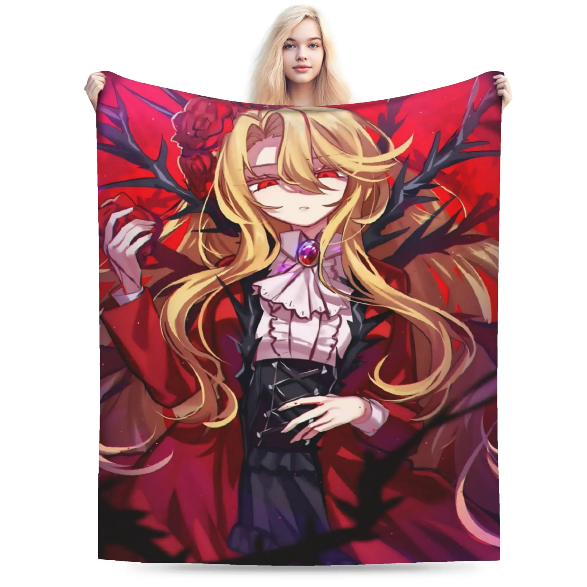 Limbus Company Project moon Blankets Fleece  Multifunction Super Soft Throw Blankets for Sofa Plush Thin Quilt