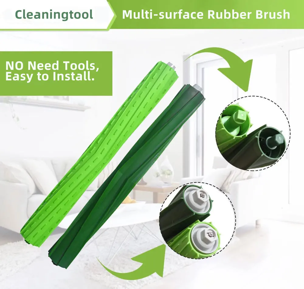Compatible For iRobot Roomba S9 9150 / S9+ Plus 9550 Replacement Spare Parts Accessories Main Side Brush Hepa Filter Dust Bag