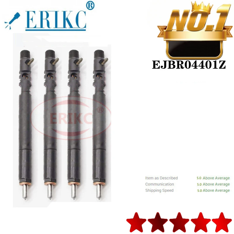 ERIKC 4 PCS EJBR04401Z Automotive Parts Fuel Injectors EJBR 044 01Z FOR Delphi injector