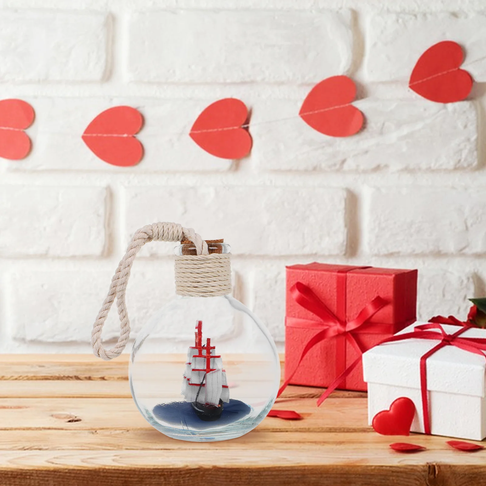 

Home Decor Boat in Wishing Bottle Beach Theme Themed Bedroom Coastal Accessories