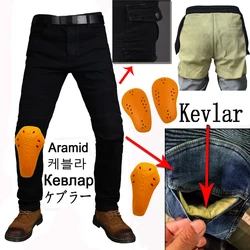 Aramid Motorcycle Pants Jeans For Men Summer Casual Moto Motocross Pants Moto Cargo Pants With CE Certification S M L XL 4XL 5XL