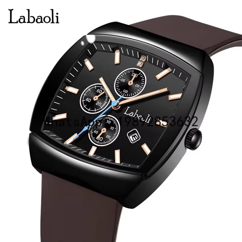 

x-14 watch calendar business waterproof watch luminous silicone strap men's watch