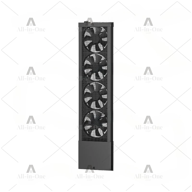 No-punching Window Exhaust Fan Powerful Exhaust Household No-installation Window Ventilation Fan Silent and Retractable