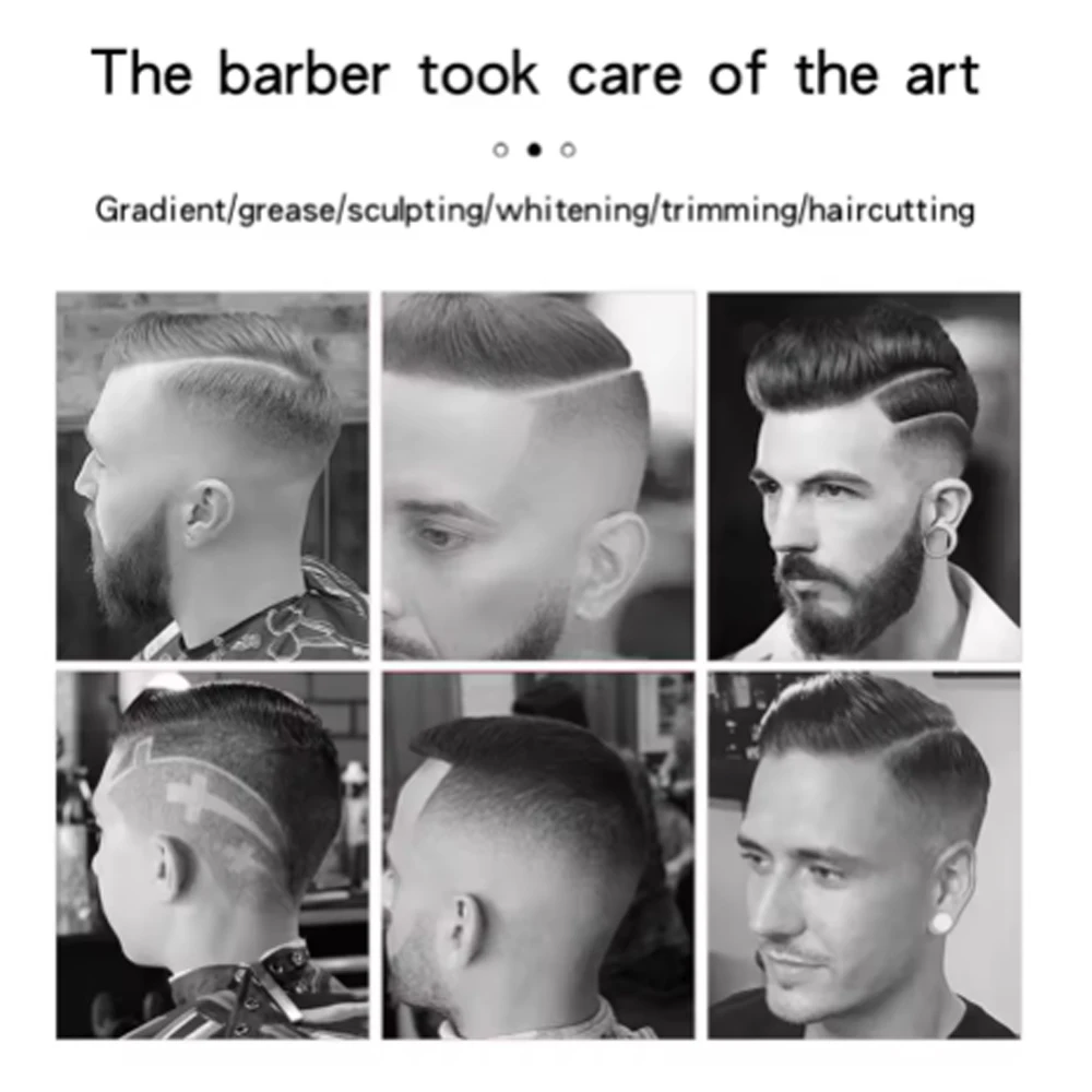 Vintage T9 hair clippers for barber shop Hair cutting machine Electric trimmer led hair clipper Dragon carving Shaver Beard