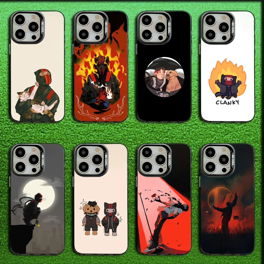 

Cartoon Cute T-Twenty One Pilots Phone Case For iPhone 16,15,14,13,12,11,Mini,Pro,MAX Gray Matte Silicone Black Cover