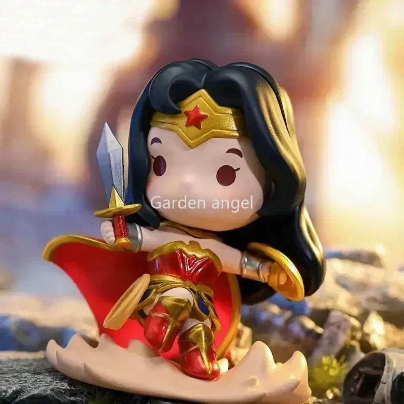 

POP MART DC Justice League Series World Series Blind Box Toy Kawaii Doll Action Figure Toys Caixas Collectible Model Mystery Box