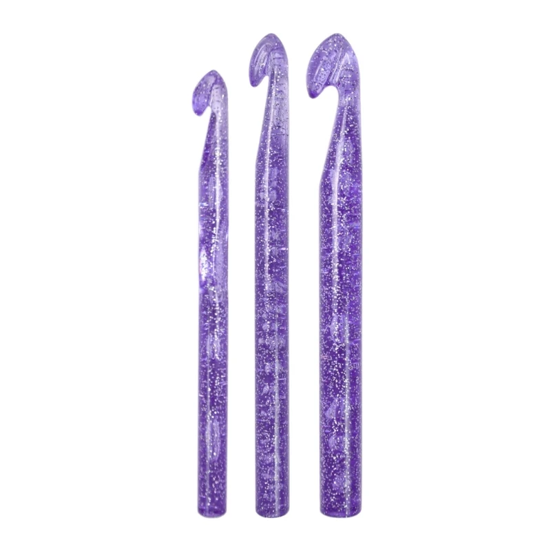 10/12/15mm Crochet Hook Set Ergonomical Crochet Needle Practical Knitting Needle for Crocheting Knitting Easy to Use M68E