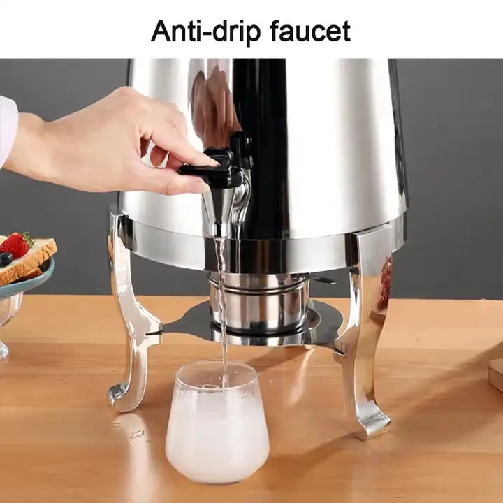 Commercial Equipment 13l Keep Hot and Warm Stainless Steel Juice Coffee Beverage Dispenser Buffet Electric Heating Warmer
