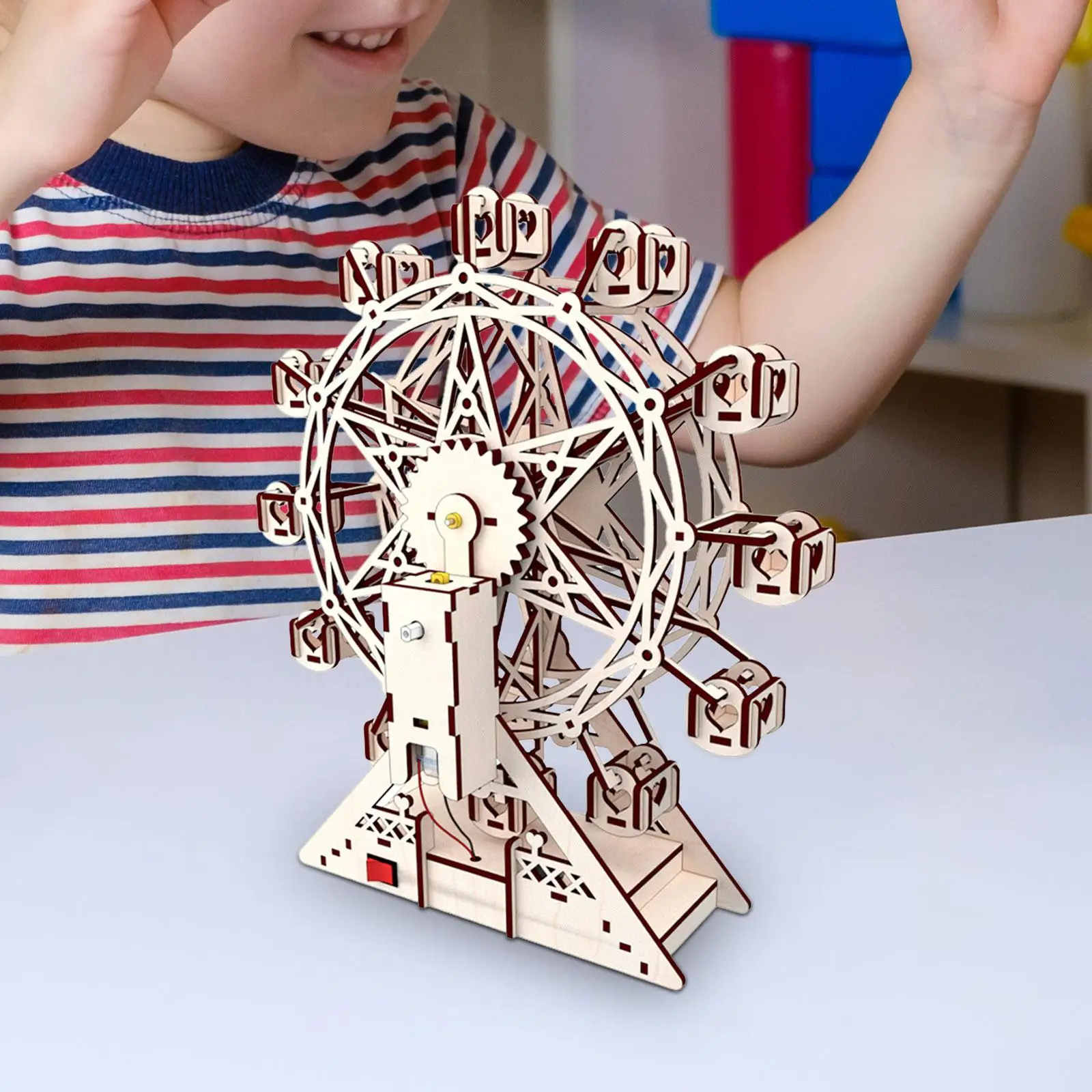 

DIY Wooden Wheel Kits 3D Wooden Puzzle for Teens Boys And Girls Gifts