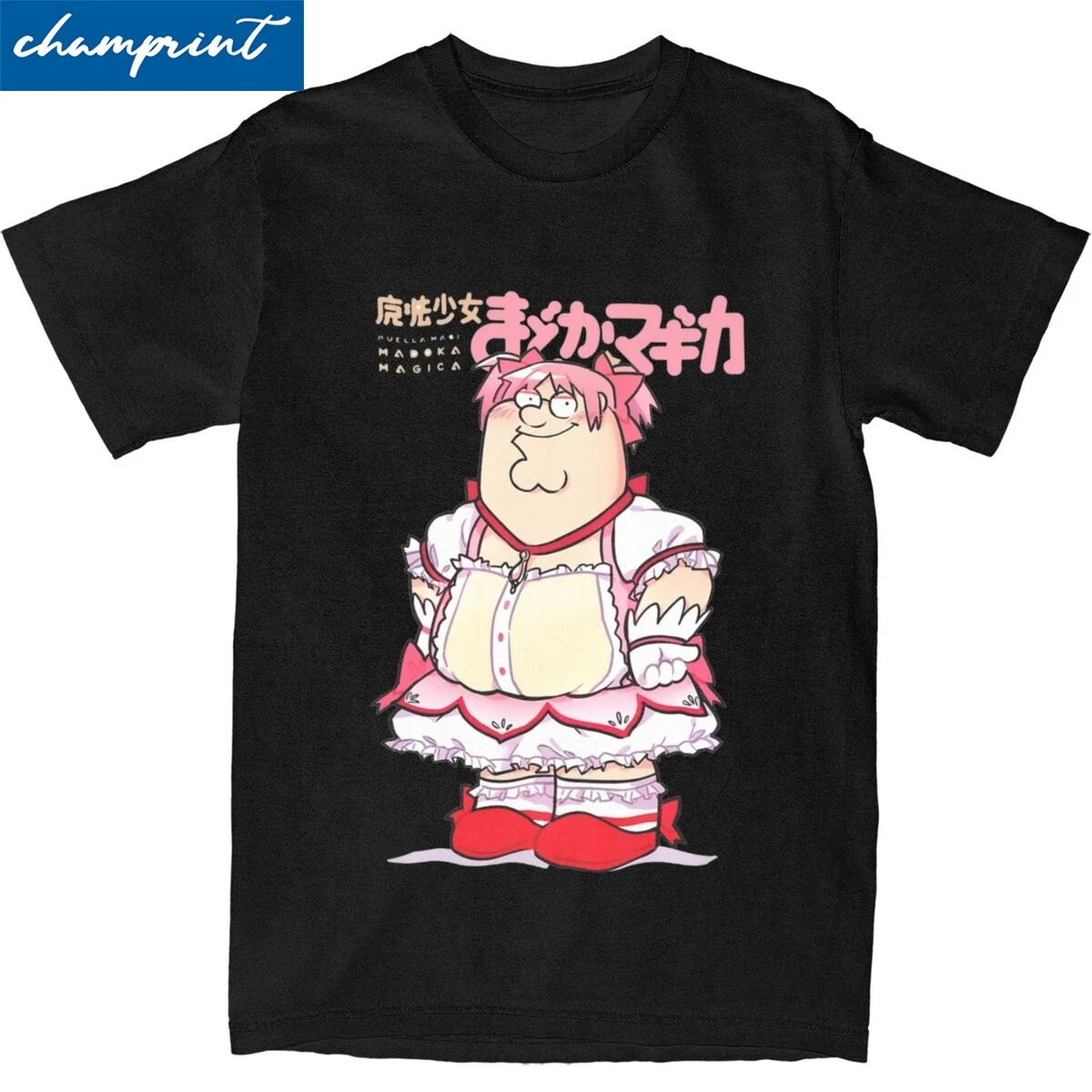 Aesthetic Puella Magi Madoka Magica Anime Girl Y2k Harajuku T-Shirt Men Women O-neck Short Sleeve Tops Shirts Cotton Summer Tops