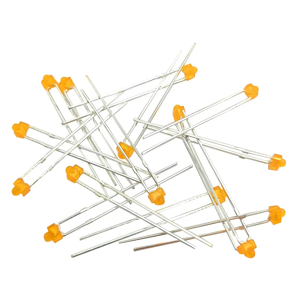 LED Beads 1.8 Tower Shaped LED Plug F3 Red Emitting Red Green Blue Yellow Direct Insertion Indicator Light