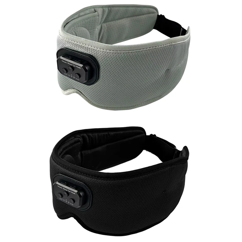 

Sleeping Headphone Mask 24 Song White Noise Blackout Light Bluetooth-Compatible With Ice-Feeling Eye Mask Headband