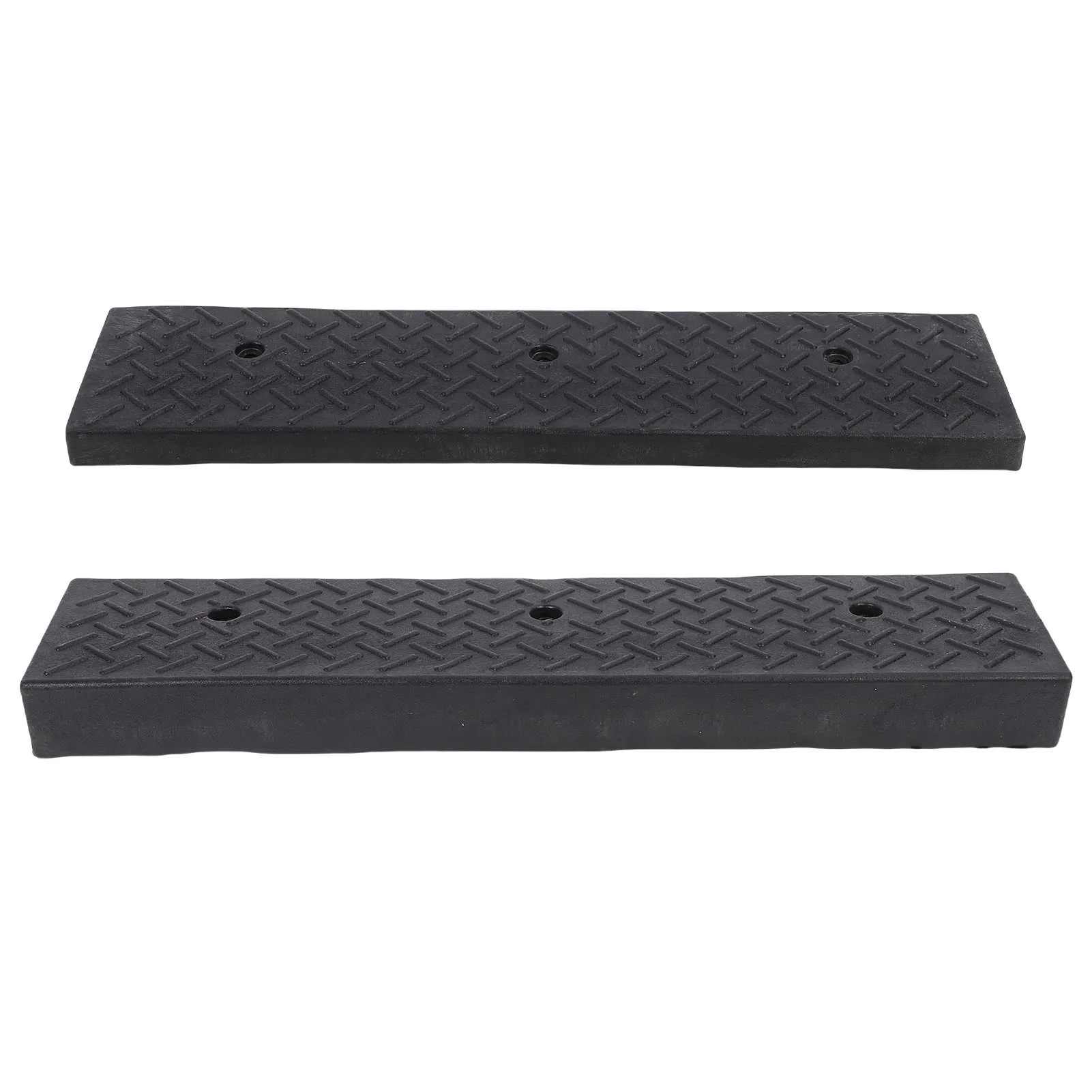 Car Slope Step Pad Portable Curb Ramp for Doorway Sidewalk Loading Dock Curb Ramp Heavy Duty Rubber Threshold Curb Ramp