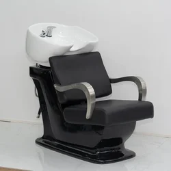 Silla de champú de peluquería para Spa, unidad de lavado de cabello profesional, fregadero de belleza, Silla de salón, muebles de peluquero XY50SC