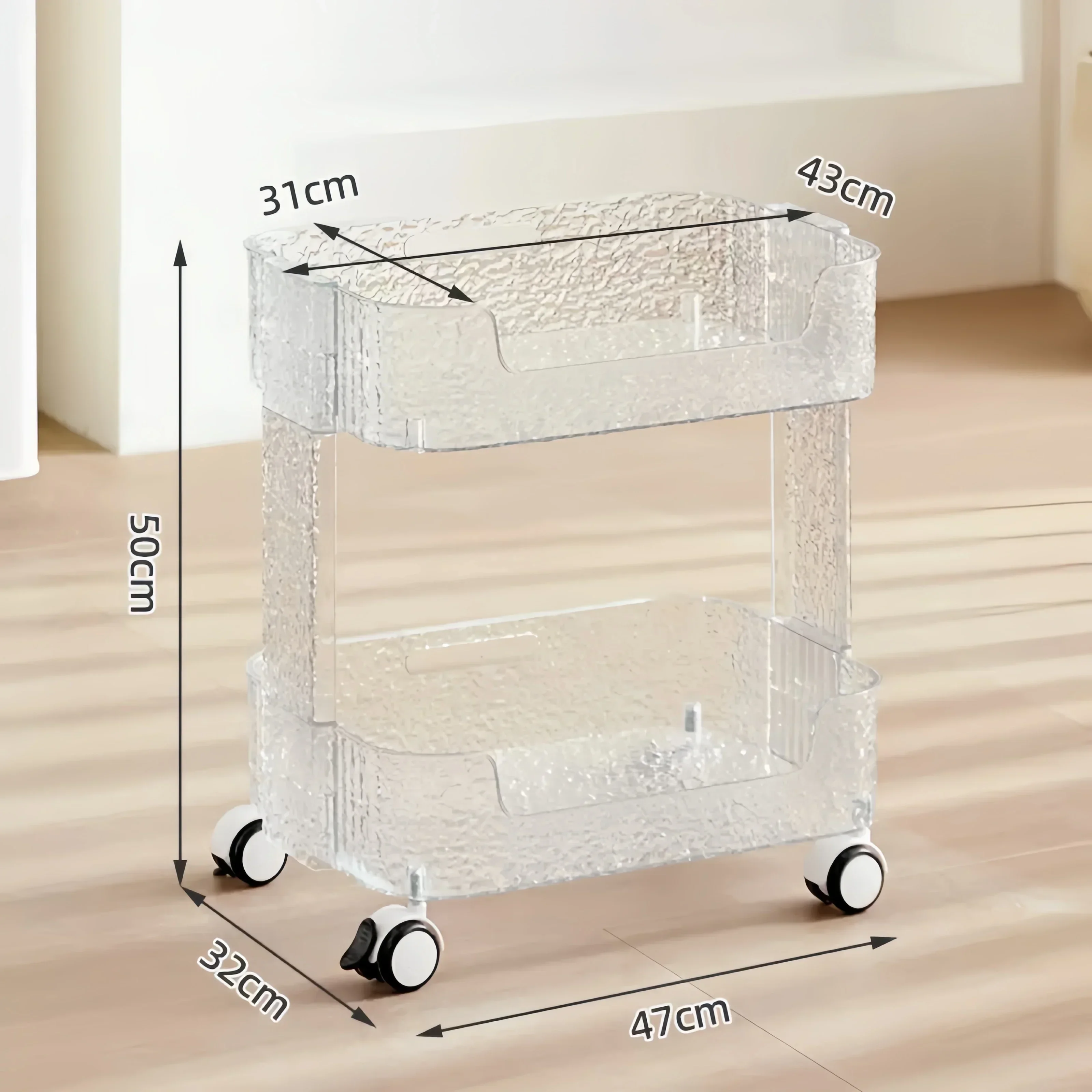 Premium Beauty Salon Decor Furniture Storage Cart Wheels Golden Aesthetic Roulette Trolley Clinical Carrello 4
