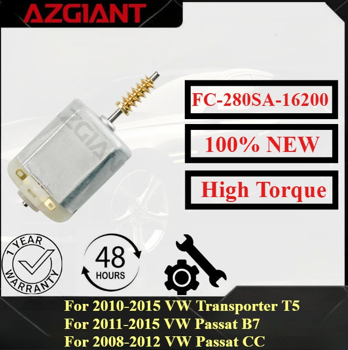 

AZGIANT Car side mirror folding motor for 2010-2015 VW Transporter T5/Passat B7 2011-2015/Tiguan MK1 2007-2011 new parts OEM