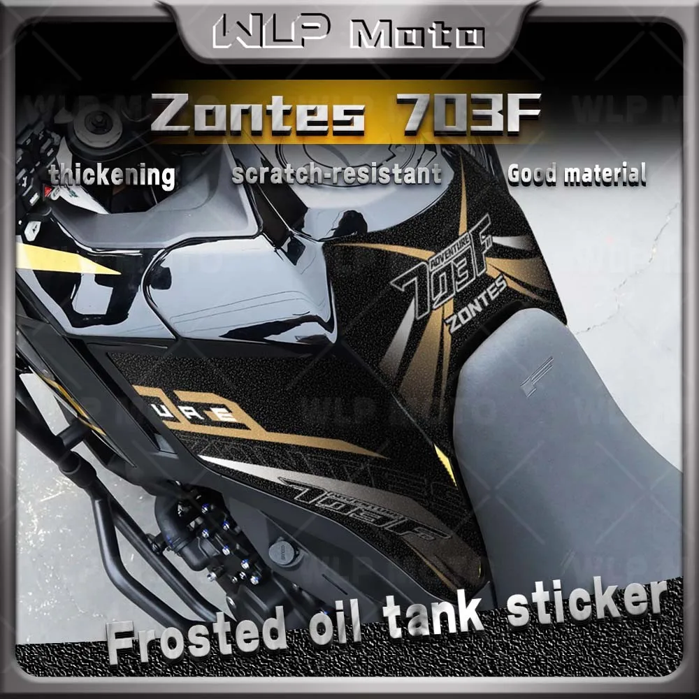 

For ZONTES 703F 2024 ZT703F F703 703 F Adventure Motorcycle Protection Tank Pad Frosted Sticker Anti-Scratch Decals Kit