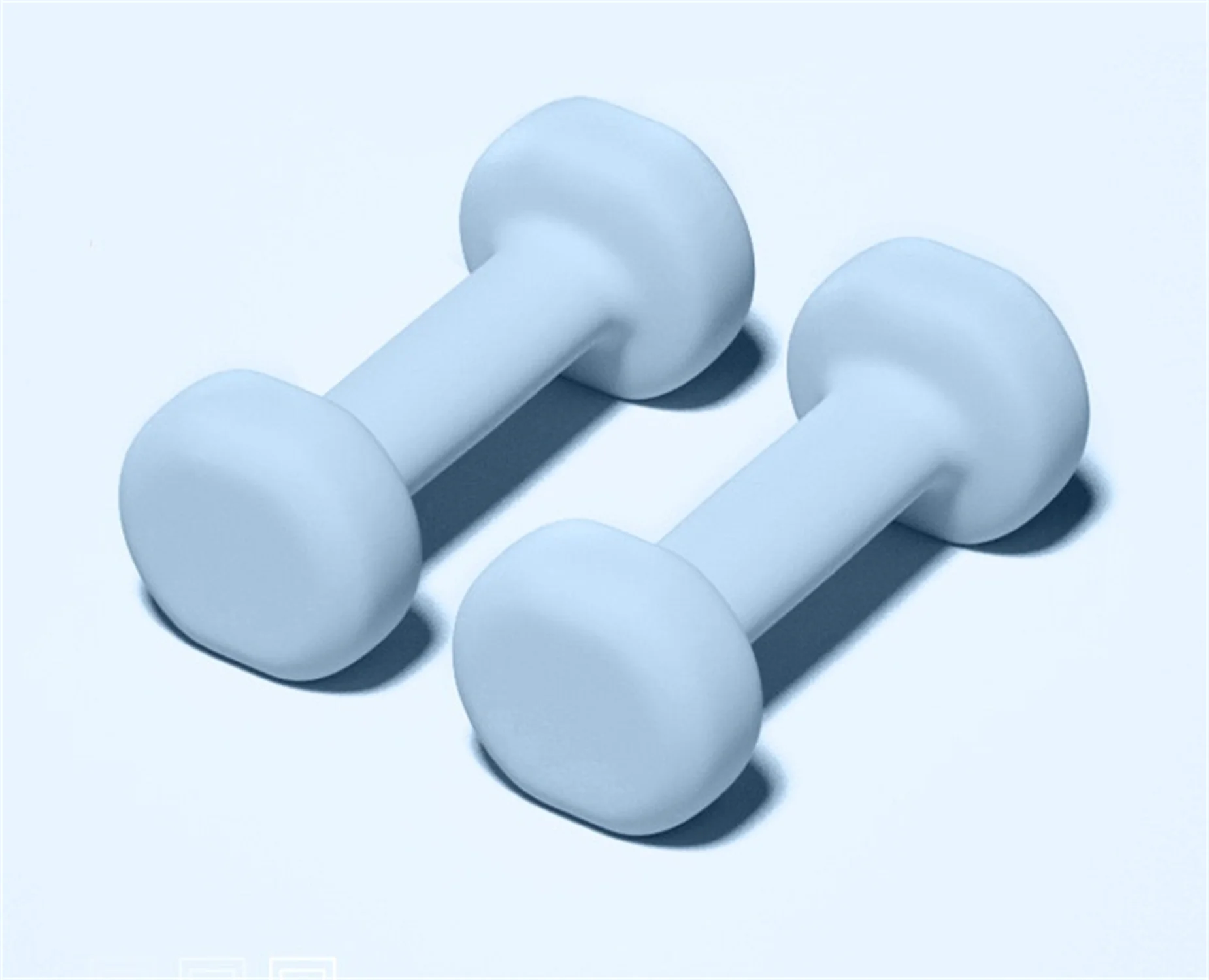 4325 Dip-molded dumbbell Ladies gymnast uses solid iron strength training for beginners