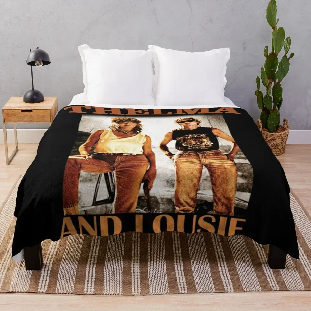 

Thelma And Louise - vintage shirt Throw Blanket Cozy Throw Blanket for Bed Sofa Chair