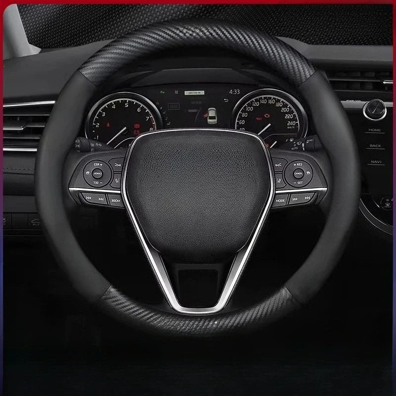 Steering Wheel Cover and Handlebar Cover for Toyota Hilux 2016 2023 Automobiles Body Kits Car Interior Accessories view 3