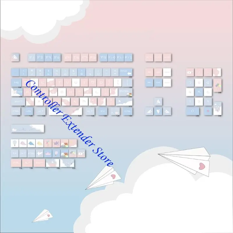 N84B XDA Plant Plan KEYCAPS PBT SUBSATION