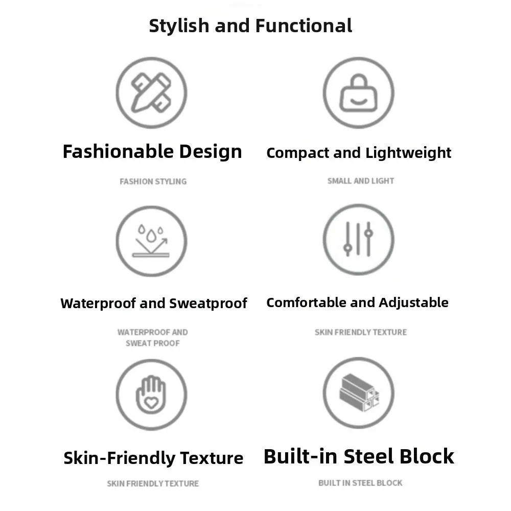 زوج واحد من سوار وزن المعصم للسباحة، مقاوم للعرق، وزن قابل للتعديل، حزام معصم من السيليكون صديق للبشرة