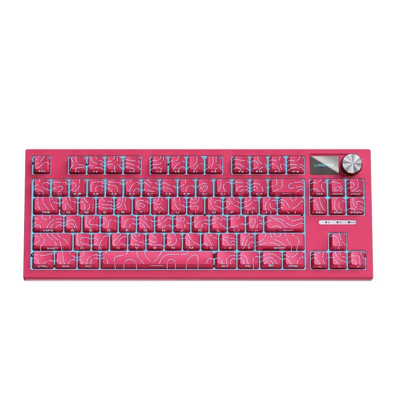 

LT84 Contour Hot Swap Customized Mechanical Keyboard E-sports Game Office Side Engraved Wired Keyboard