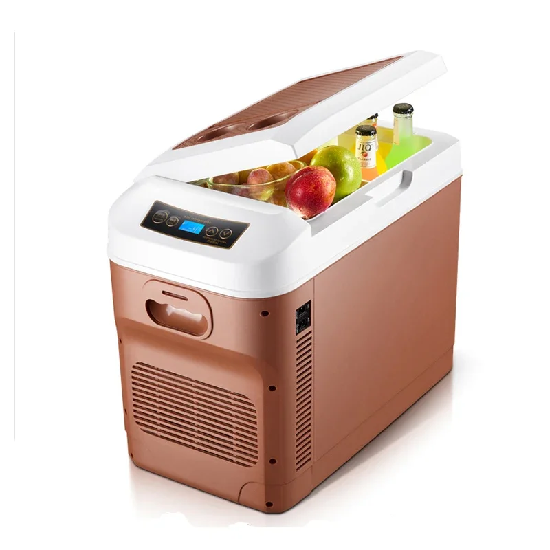 

0~55 Degrees 20L Mini Refrigerator Fridges DC12/24V Car Home Drinks Cooler Heater Keep Warm Fresh for Outdoor Pinic Camping