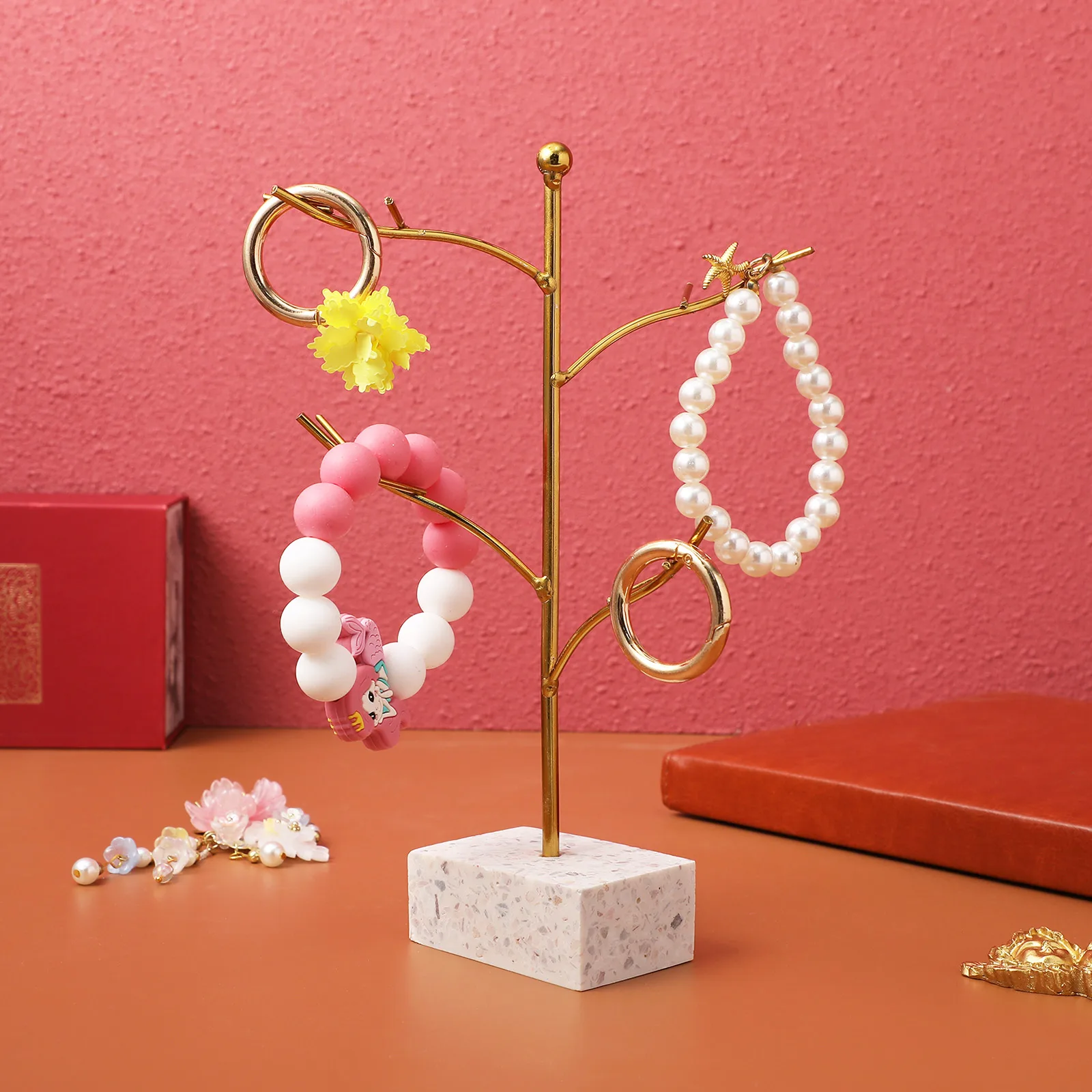 

Tree Shape St Resin Earring Holder Necklace Tree Jewelry Display St Storage Exquisite Jewelry Holder ganizer Home Decor